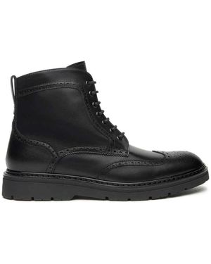 Nero Giardini Lace-Up Boots - Black