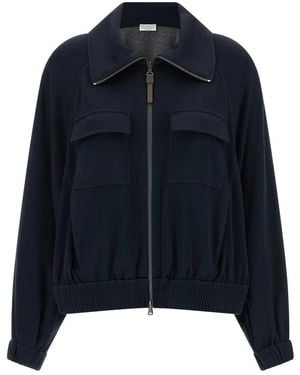 Brunello Cucinelli Light Jackets - Blue