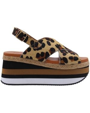 Sweet Pants Wedges - Brown