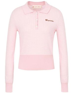 Marni Round-Neck Knitwear - Rosa