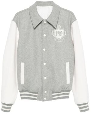 Balmain Bomber Jackets - Grey