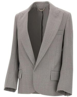 Victoria Beckham Blazers - Grey