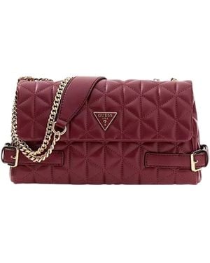 Guess Paisleigh Convertible Xbody Flap - Rood