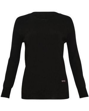 Stella McCartney Trui Met Ronde Hals - Zwart