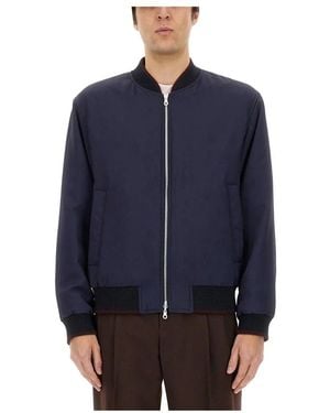 Dries Van Noten Bomber Jackets - Blue