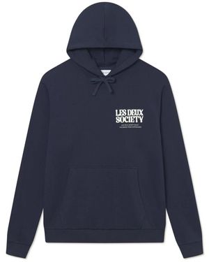 Les Deux Hoodies - Azul