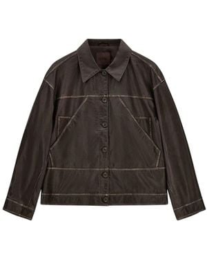 Guess Leather Jackets - Negro