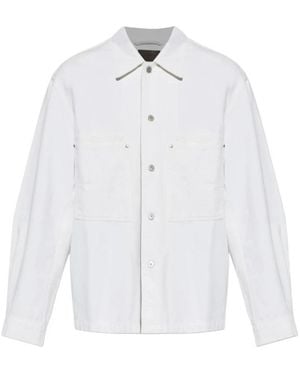 Lemaire Denim Jackets - White