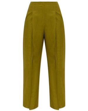 Theory Cropped Trousers - Verde