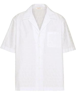 Valentino Garavani Short Sleeve Shirts - Bianco