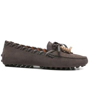 Tod's Gommino Wildleder-Loafer - Braun