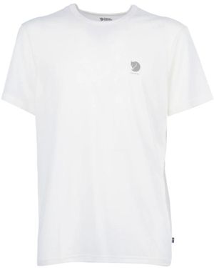 Fjallraven Tops ,Wit ,Polyester High Coast Short Sleeve
