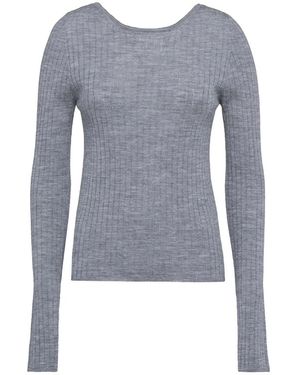 Tela Rundhals-Strickware - Blau