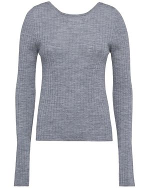 Tela Rundhals-Strickware - Blau