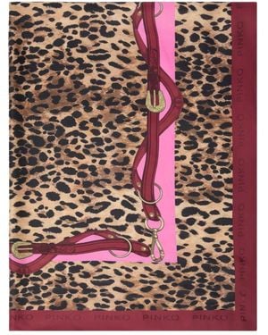 Pinko Accessoires ,Veelkleurig ,Limbo Foulard - Roze