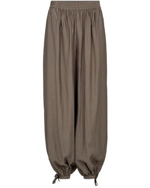 co'couture Wide Trousers - Brown