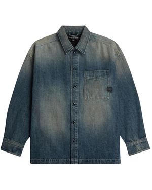 G-Star Jassen ,Blauw ,Katoen Boxy Fit Overshirt