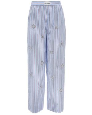 Des Phemmes Wide Trousers - Blue