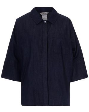 Max Mara Stmrugiada Shirt - Blauw
