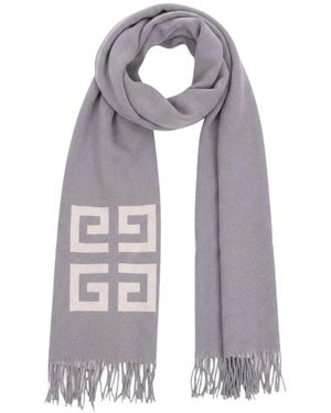 Givenchy Accessoires ,Grijs ,Wol Muffler Sjaal