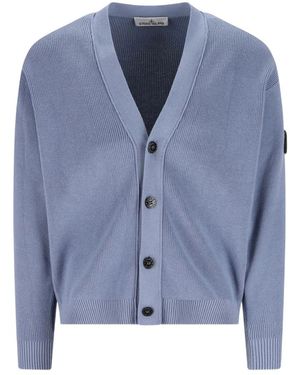 Stone Island Cardigans - Blu