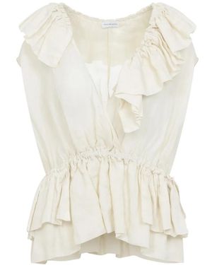 Dries Van Noten Sleeveless Tops - White
