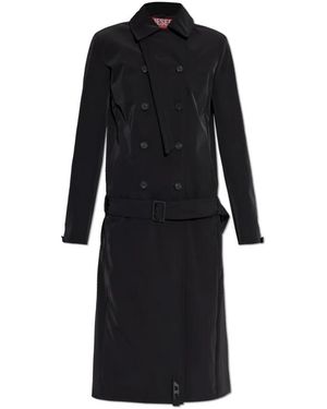 DIESEL Belted Coats - Negro