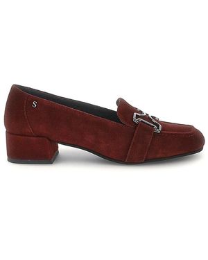 Stonefly Schoenen ,Rood ,Leer Iris 10 Moccasin