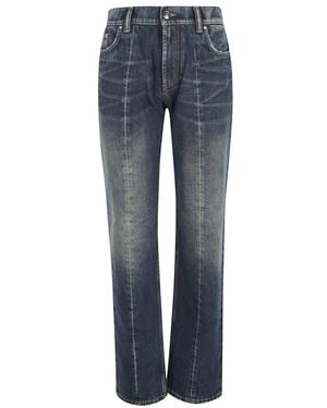 Versace Straight Jeans - Azul
