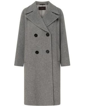 Windsor. Double-Breasted Coats - Grigio