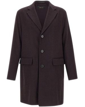 BOSS Single-Breasted Coats - Bleu