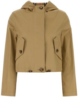 Burberry Gabardine Jacke - Grün