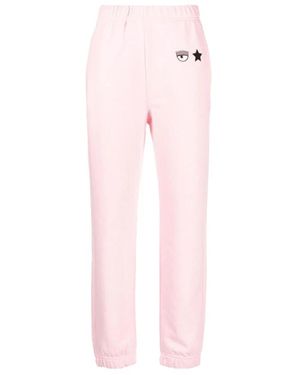 Chiara Ferragni Eyelike Sportliche Hose - Pink