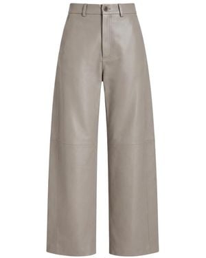 Alysi Leather Trousers - Gris