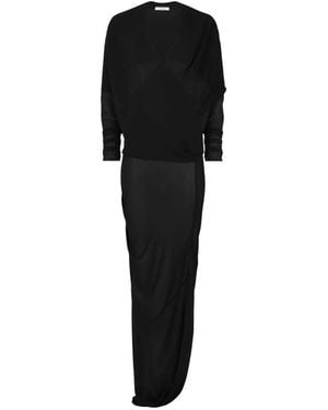 Entire studios Wrap Dresses - Black
