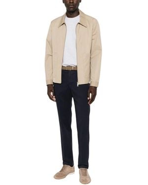 PT Torino Broeken ,Blauw ,Katoen Master Fit Broeken - Zwart