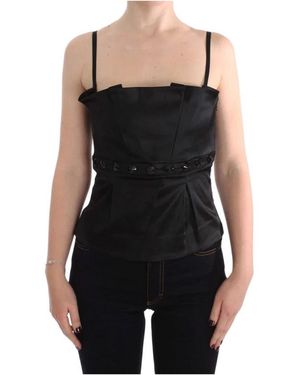 Exte Sleeveless Tops - Black