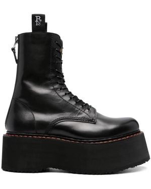 R13 Stackboot x - Negro