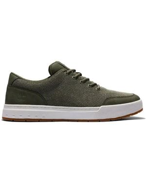 Timberland Grüne Oxford Sneakers Leichte Eva Sohle