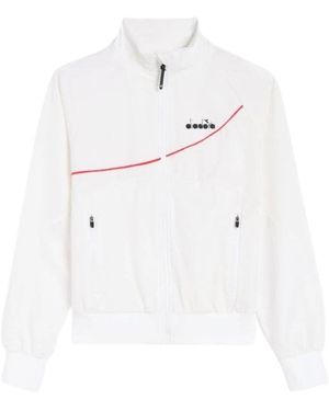 Diadora Strakke Windbreaker - Wit