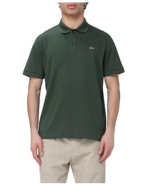 Paul & Shark Polo Shirts - Green