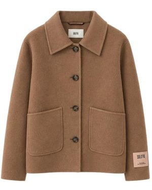 SOLOTRE Leichte Jacke - Braun
