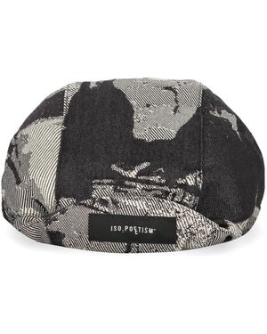 ISO.POETISM Flat Cap - Grau