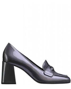 Högl Schoenen ,Paars ,Leer Pumps - Blauw