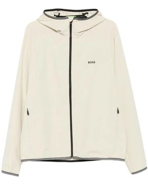 HUGO Jassen ,Outerwear Boss - Naturel