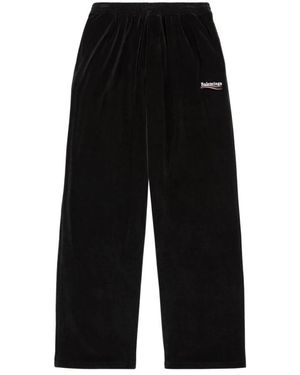 Balenciaga Wide Trousers - Black