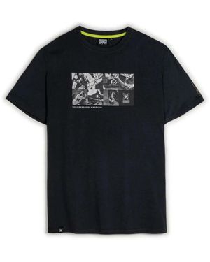 Munich Bedrucktes t-shirt casual stil vintage look - Schwarz