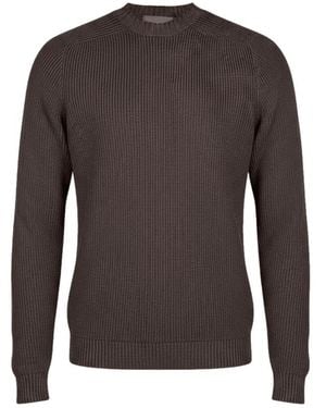 Gran Sasso Round-Neck Knitwear - Marrone