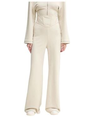 Pinko Wide Trousers - Neutro