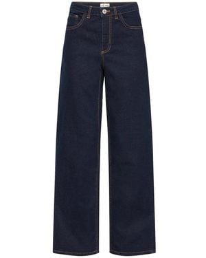 Ichi Wide Jeans - Azul